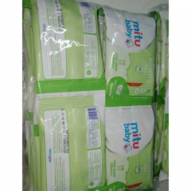 mitu baby antiseptic 1renceng isi 12 pcs