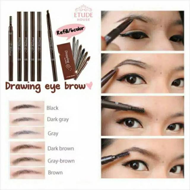 Bayar Di Tempat Termurah Se Jogja Etude House Eyebrow Pensil Alis Etude House Grosir Shopee Indonesia