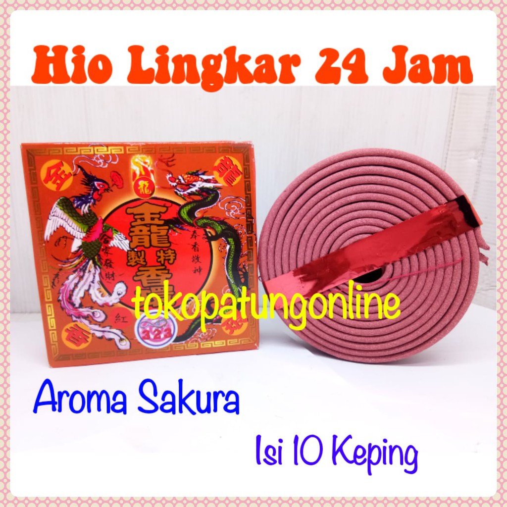 Hio Lingkar Natural Aroma Sakura SCR Guang Ming 24 Jam