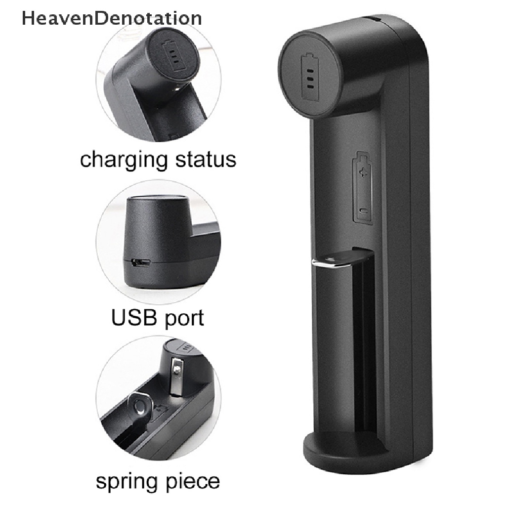 Charger Baterai Li-Ion 18650 Universal Dengan Port Usb