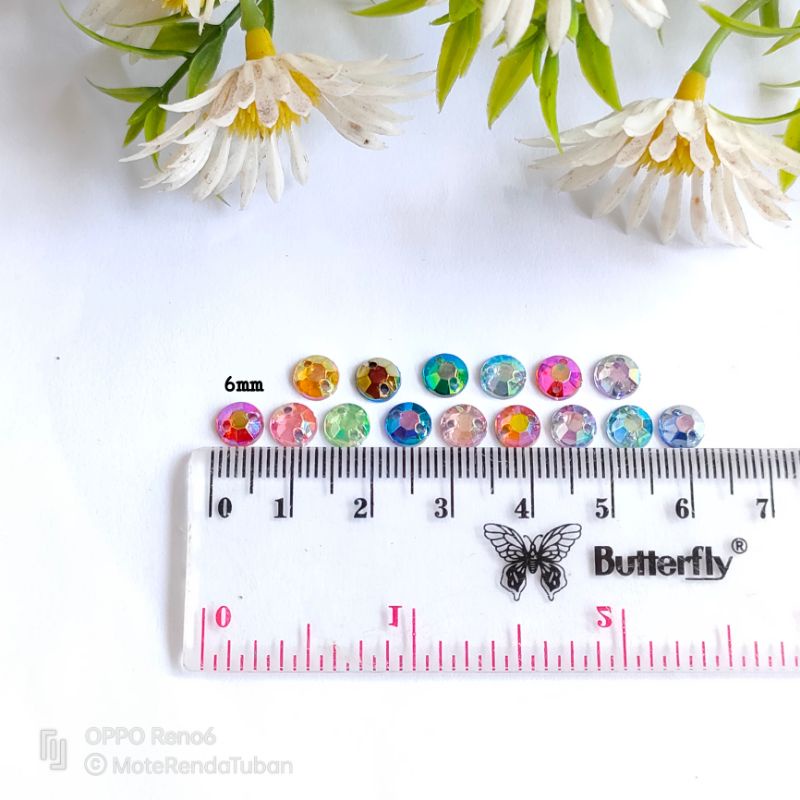 Bulat Pancawarna (6mm)
