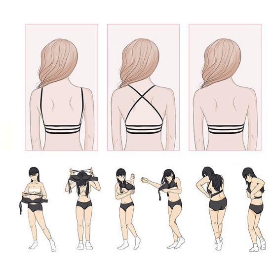 Unik Bra Lingerie Push Up dan Seamless Dapat Disesuaikan Bergaya Sexy A101   Hitam  32 Limited