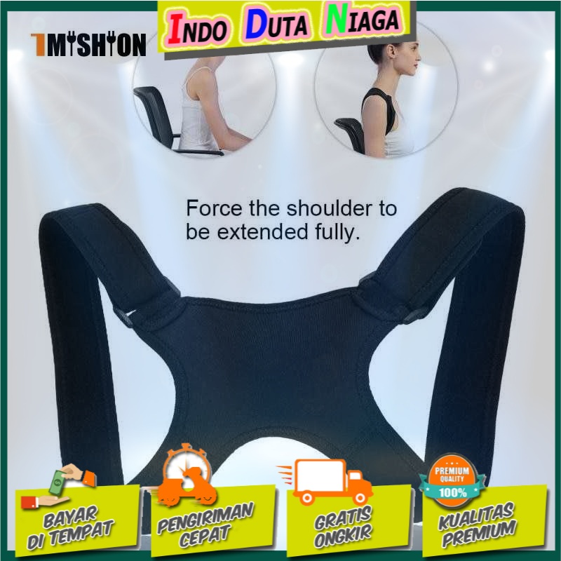 TMISHION Tali Body Harness Korektor Postur Punggung - BBJ-16