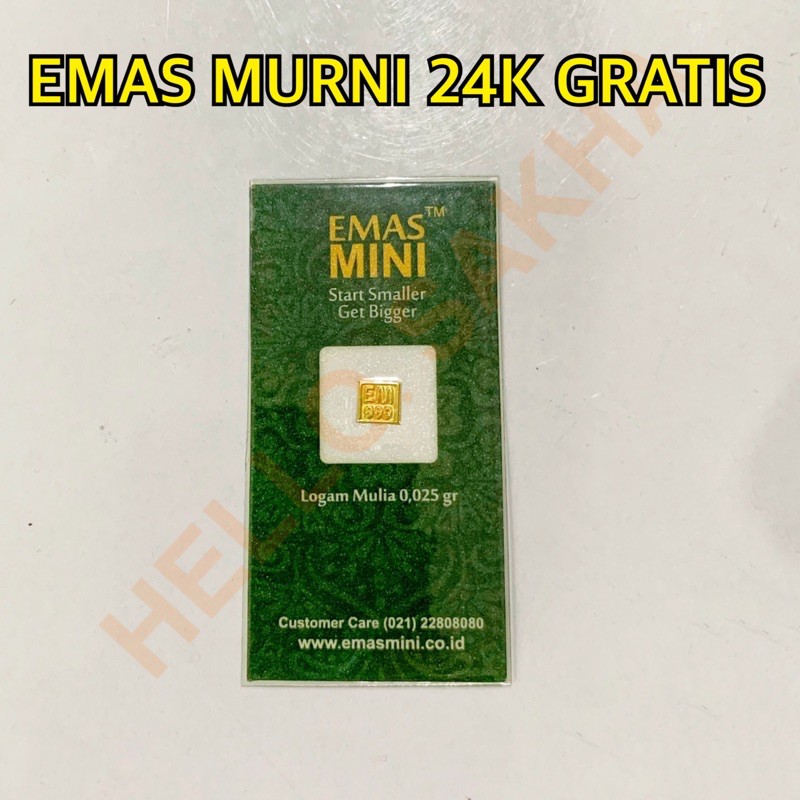 GRATIS EMAS MURNI 24K UTK MOM NIA