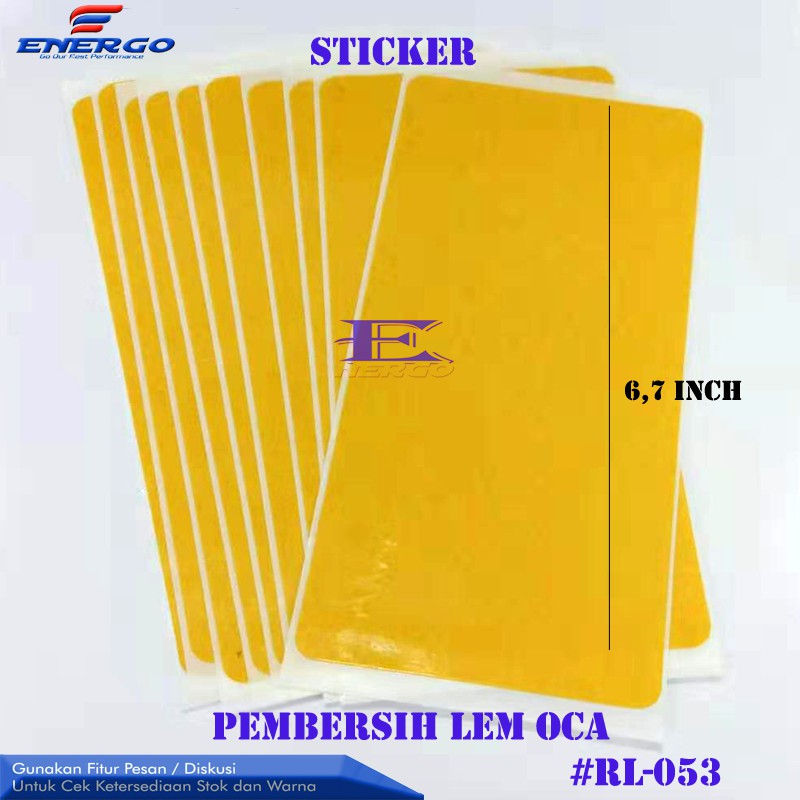 

STIKER PEMBERSIH LEM OCA RELIFE RL-053