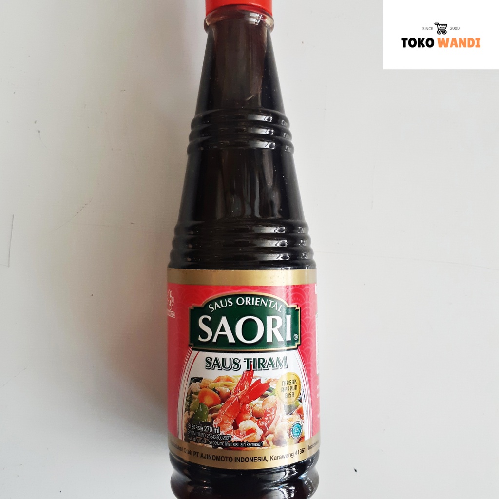

SAORI SAUS TIRAM 270 ML / SAUS TERIYAKI 275 ML