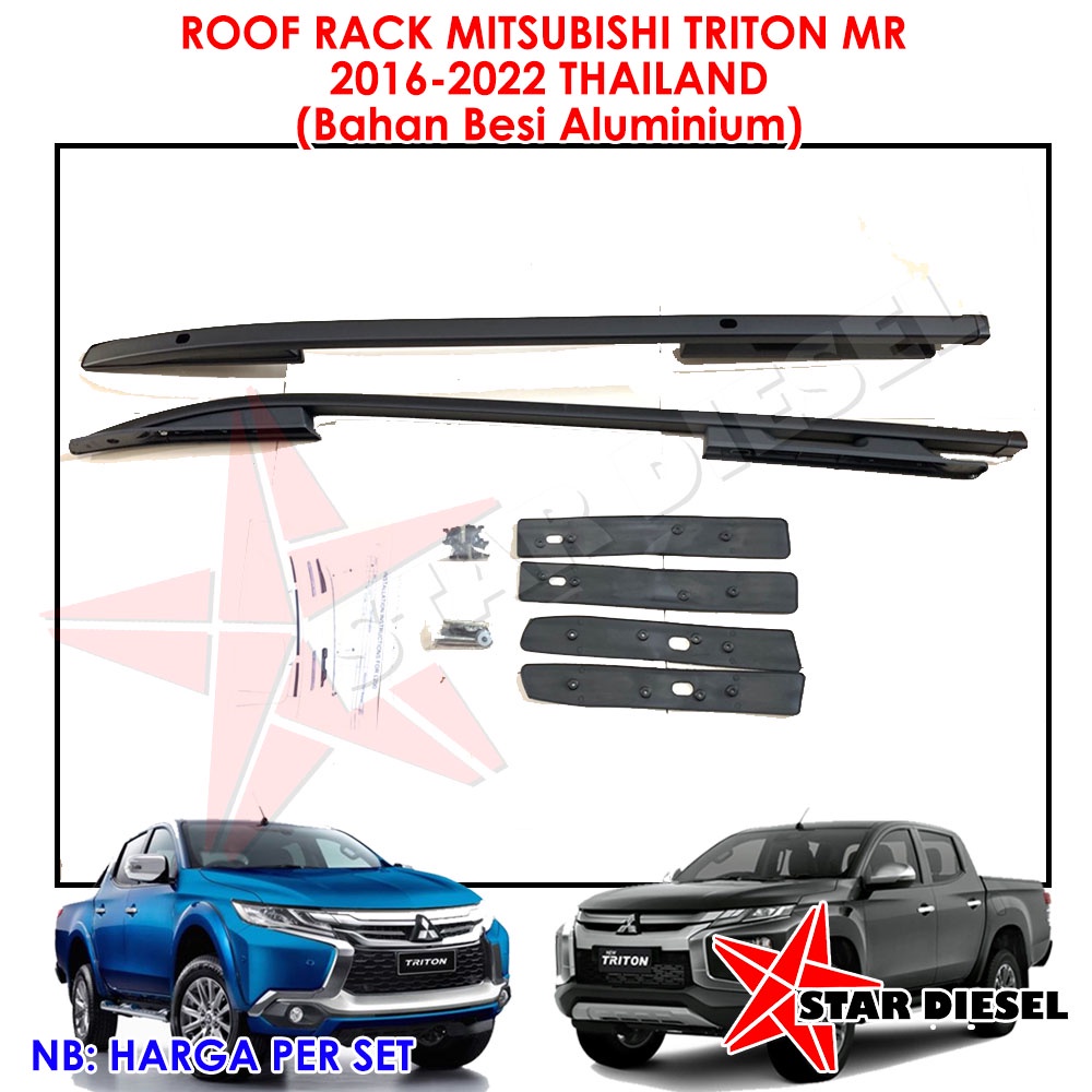 KAKI ROOFRAIL NEW TRITON  ROOFRACK ATAS DEK ATAS TRITON ROF TRITON KAKI RAK ATAS TRITON ROFRILL TRIT