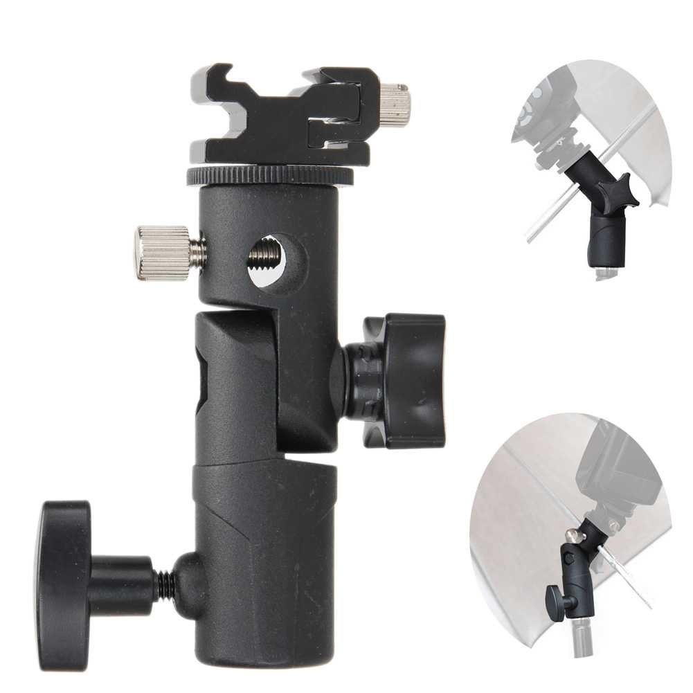 Bayar Ditempat TaffSTUDIO Hot Shoe Lampu Flash Kamera Tripod Light Stand - QM3625