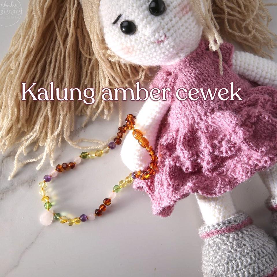Recomended.. AMBERKU Kalung Amber Cewek