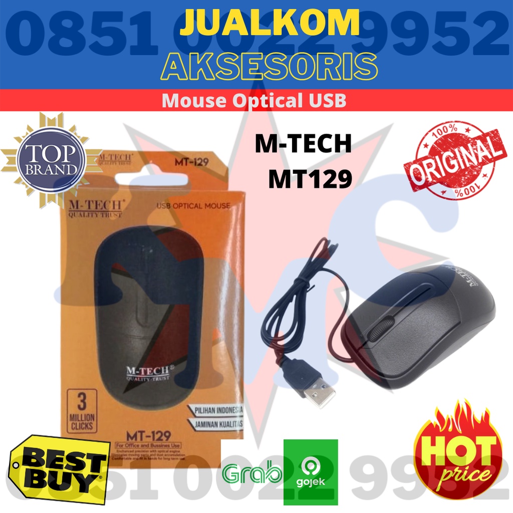 Mouse Optical Usb M TECH MT129 MTECH