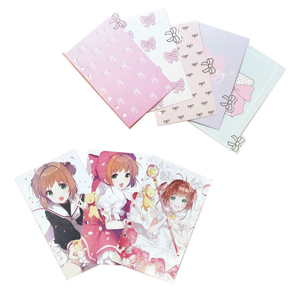 Buku Notebook / Catatan / Agenda / Diary Motif Anime Jepang Sakura Warna Pink Untuk Sekolah