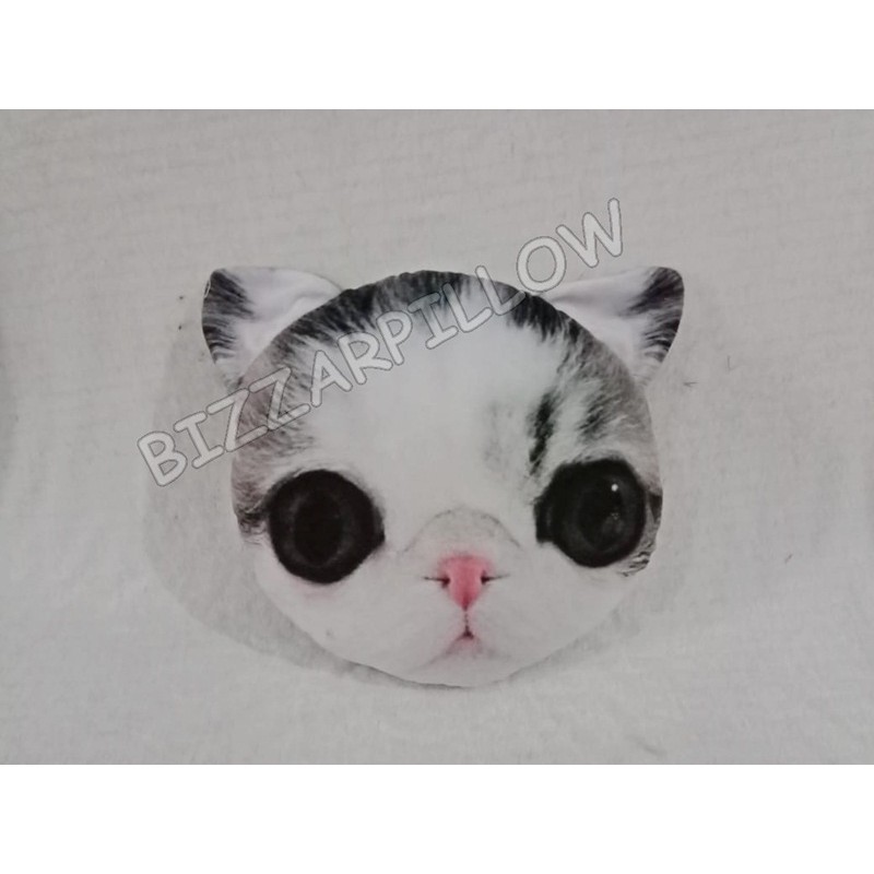 Bizzarpillow Bantal Kepala Kucing Yelvo size M BZ053