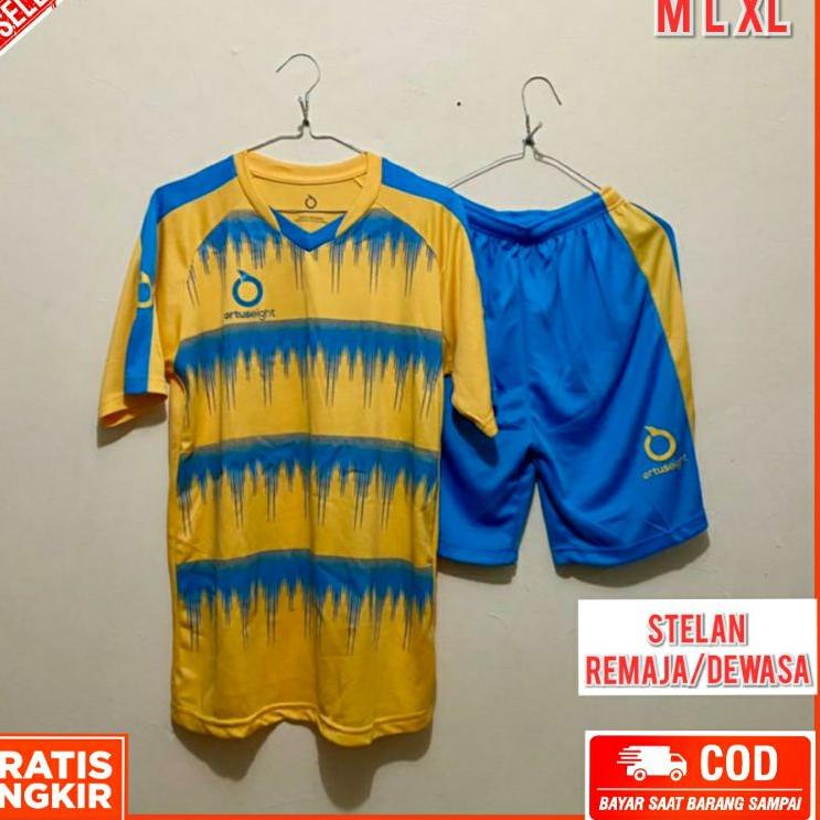 ( TERBARU ) BAJU ORTUS  / BAJU BOLA / BAJU FUTSAL ORTUS KUNING BIRU 6C7