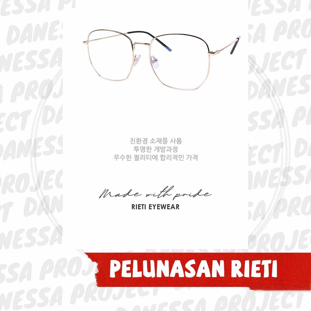 PELUNASAN BIG SALE Kacamata Rieti | PO Kacamata Korea Dipakai oleh BTS V, Chanyeol EXO, Seo Yeji