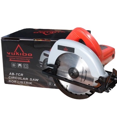 PROMO HARI INI!!!! GERGAJI KAYU LISTRIK 7 INCH CIRCULAR SAW YUKIDO AB-7CR TERMURAH DAN TERLARIS