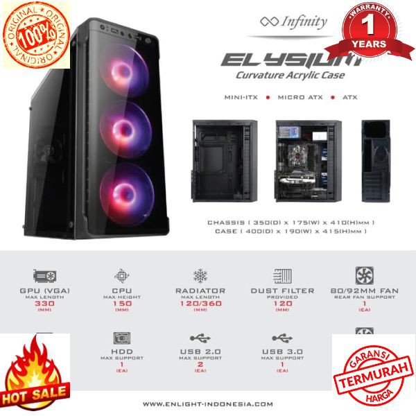 Terlaris CPU / PC RAKITAN GAMING AMD RYZEN 5 2400G