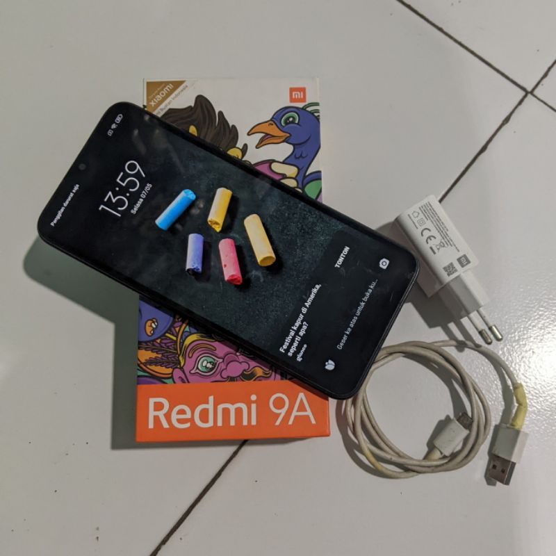 redmi 9a 2/32gb hp android second