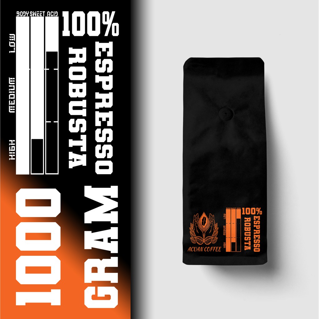

Acuan Coffee House Blend Robusta 100% 1000gr