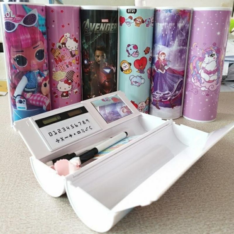 Tempat Pensil Unik Bentuk Tabung / Pencil case