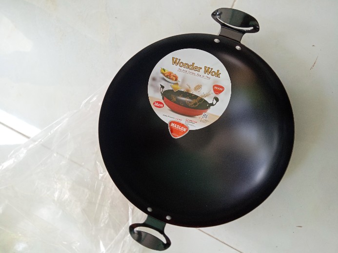 Wajan Wonder Wok Maslon 27cm, 30cm, 33cm, 36cm