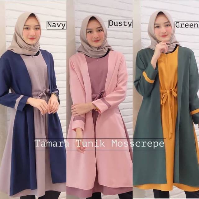 TUNIK BUSUI / ATASAN MUSLIM WANITA : TAMARA TUNIK