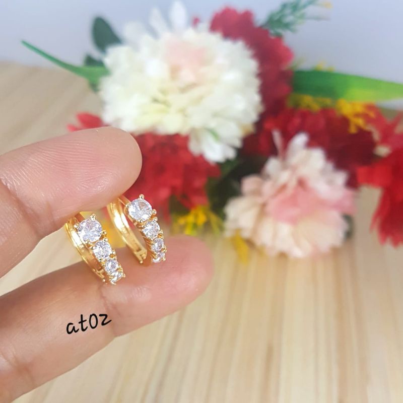 Anting titanium kode 03 ,awet,tahan lama