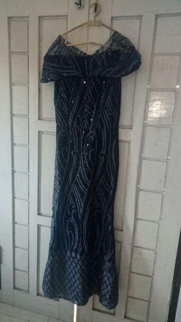 Dress Pesta/magical 7010338 + Selendang + Ekor Dress 7010388 Berhijab Gaun Panjang Baju Pesta