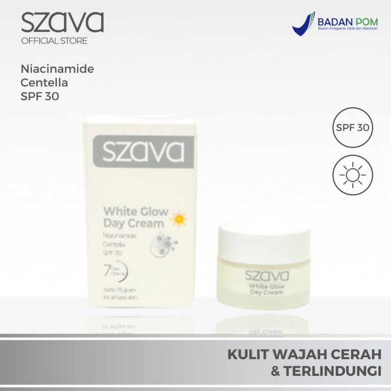 day cream single |pelembab alami|Ekstrak aloevera|sunblock|spf 30|bpom|szava cosmetics