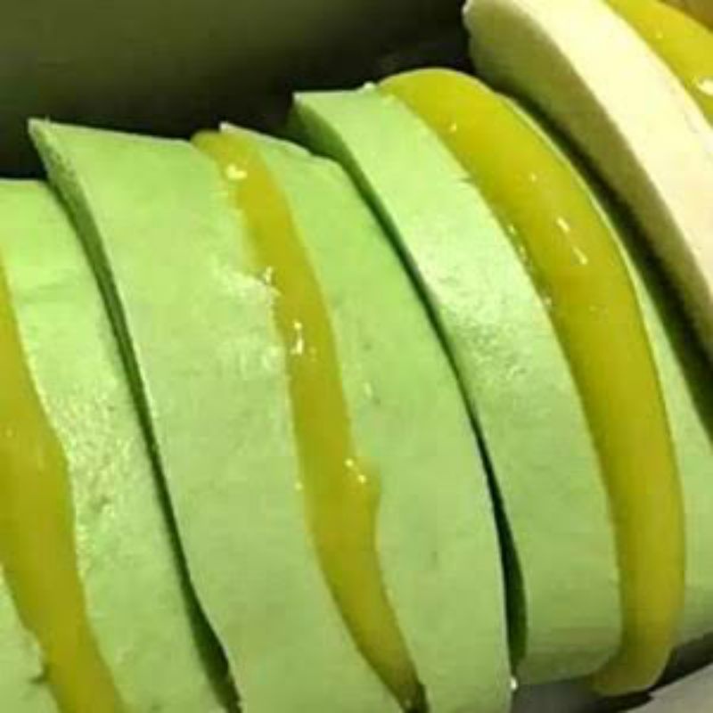 

Roti Srikaya Kukus Pandan