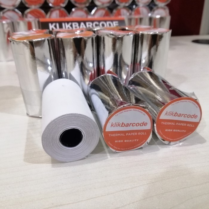 

MURAH Kertas Thermal Paper 58mm - EDC / Kertas Mobile Printer Ukuran 58x30mm KLIKBARCODE