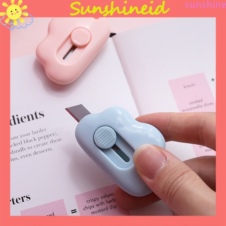 

[In Stock]Pisau Mini Lucu Simple Untuk Parcel Kantor Sekolah Cutter Create