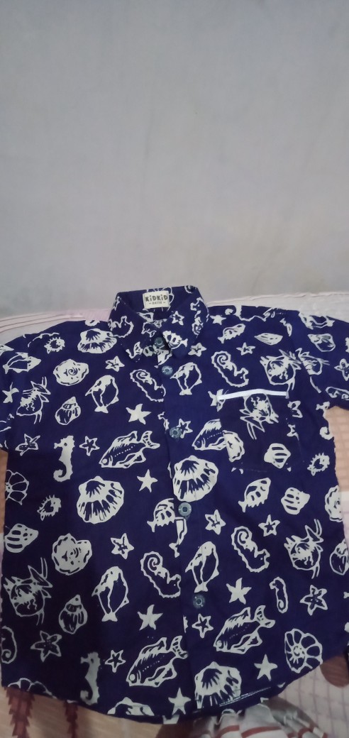 Batik Couple Anak Batik Anak Couple Kakak Adik Baju Warna Navy Biru Dongker