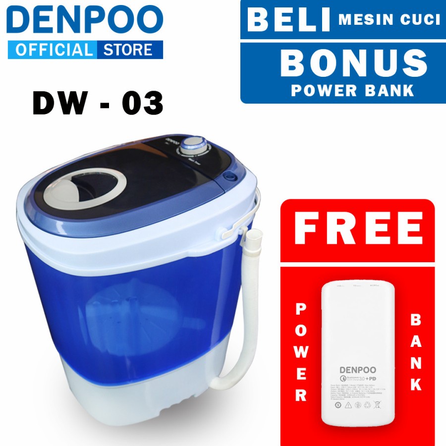  Mesin  Cuci  Portable Mini DW 3 Kap 3 Kg Shopee Indonesia