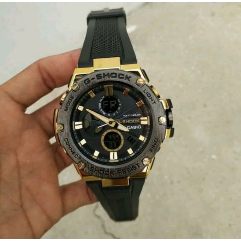 Jam Tangan GSTB8600 Jam Tangan GLS8600 Jam Tangan Besi Tahan Air Pria Jam Tangan Water Resist