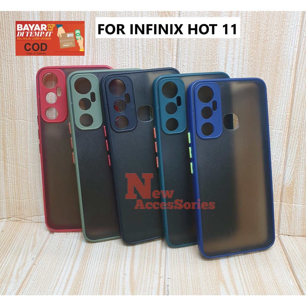 CASE CASING HP INFINIX HOT 11 CASE DOVE AERO PROTEC KAMERA CASE SOFTHARD MURAH INFINIX HOT 11