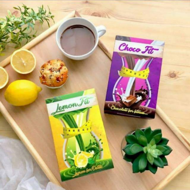 FREE ONGKIR - PAKET COMBO CHOCOFIT + LEMONFIT ORIGINAL MALAYSIA CHOCO FIT LEMON
