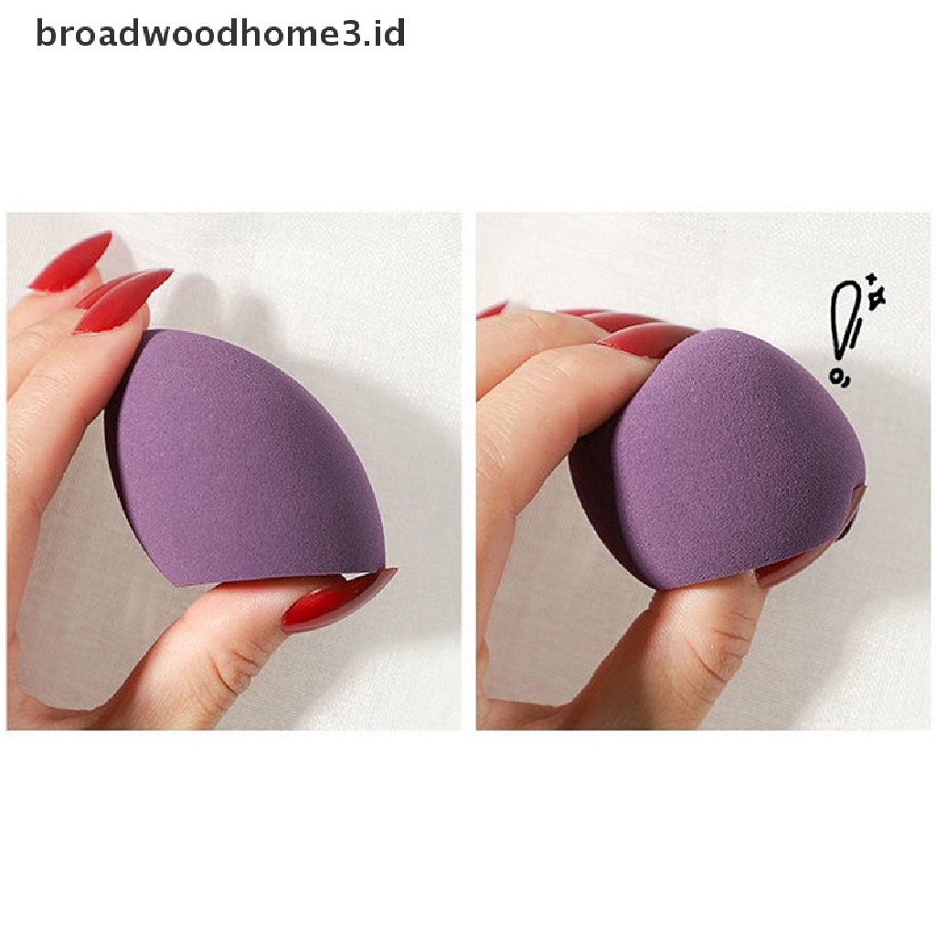 4pcs / Kotak Spons Beauty Blender Untuk Foundation / Bedak