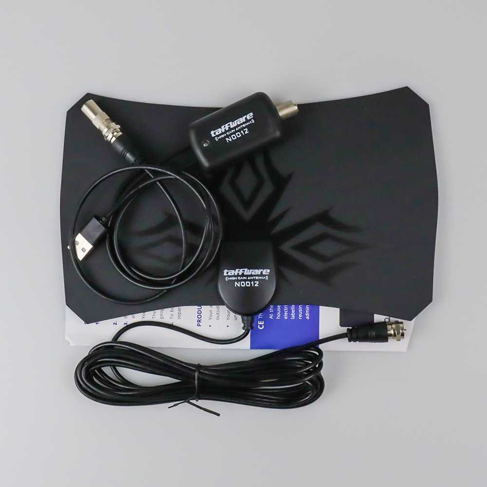 Taffware Antena TV Digital Indoor DVB-T2 28dB Signal Booster Amplifer - N0012