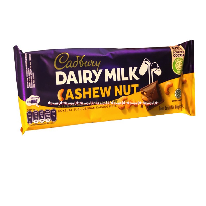 Cadbury Dairy Milk 60gr Cashew Nut Blackforest Milk Chocolate Fruit &amp; Nut Hazelnut Coklat Cadbury Kadbury Cokelat Susu