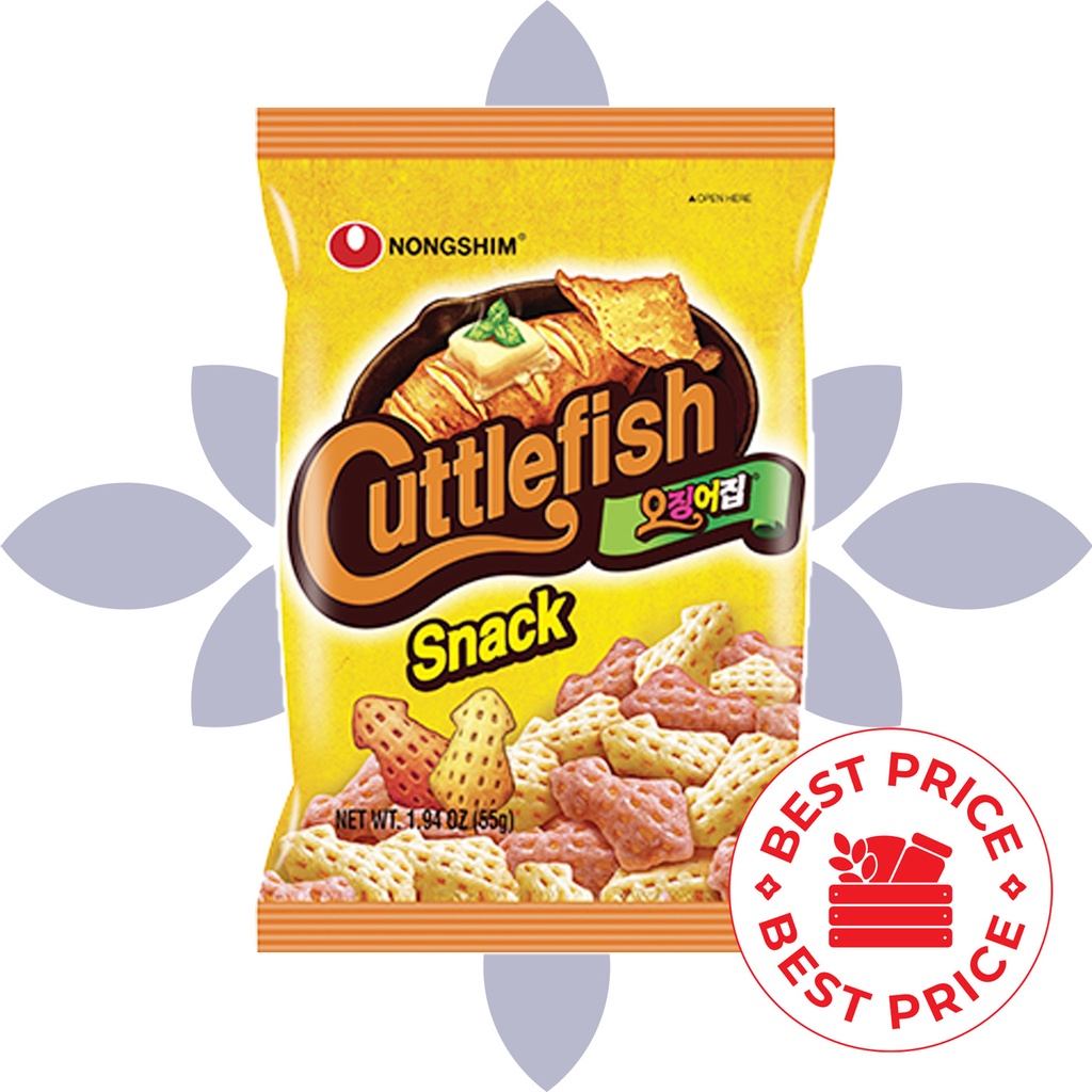 NONGSHIM - CUTTLEFISH BUTTER SNACK - 55 GR (KOREAN SNACK)