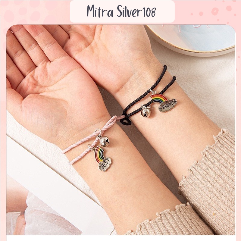 [MS108] GL 40 1 Set 2 Pcs Gelang Couple Sahabat Best Friend Pasangan Bestie Bracelet