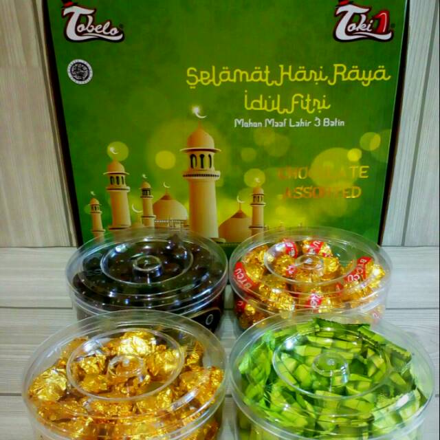 

Paket cokelat tobelo(isi 4 toples)