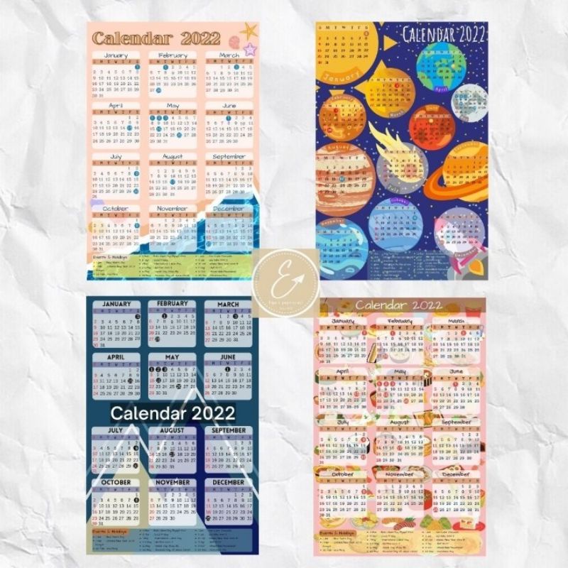

Aesthetic 2022 Kalender