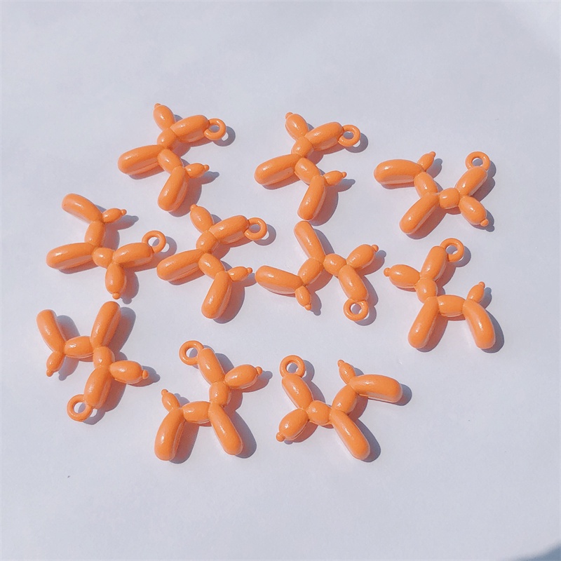 10pcs Liontin Bentuk Balon Anjing Bahan Alloy Untuk Membuat Perhiasan Gelang DIY