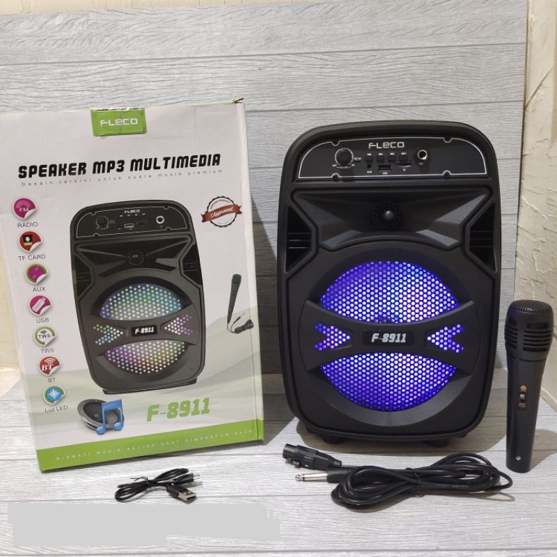 Speaker Portable Fleco F8911/8910 / Speaker Bluetooth / Karaoke