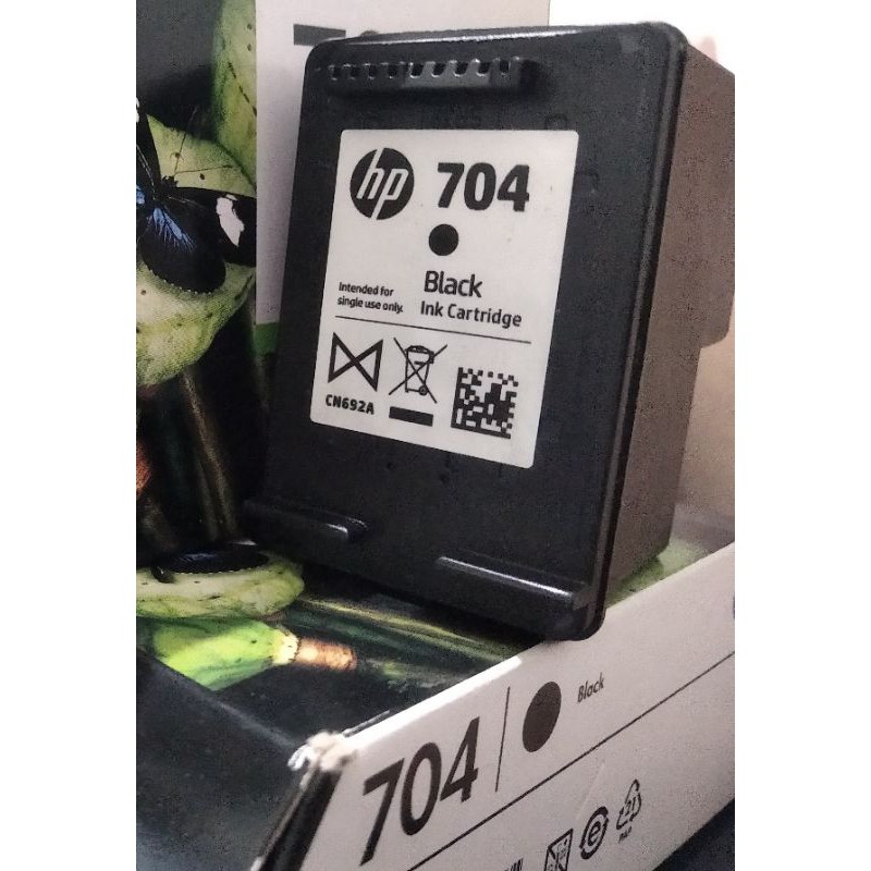 Cartridge HP 704 hitam bekas Original