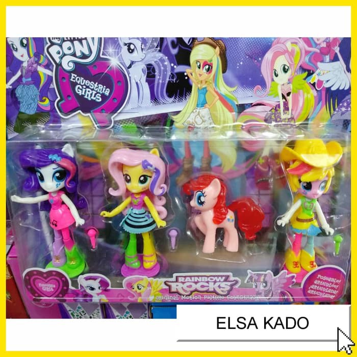 Mainan Anak Perempuan Boneka Figure My Little Pony Equestria Girl
