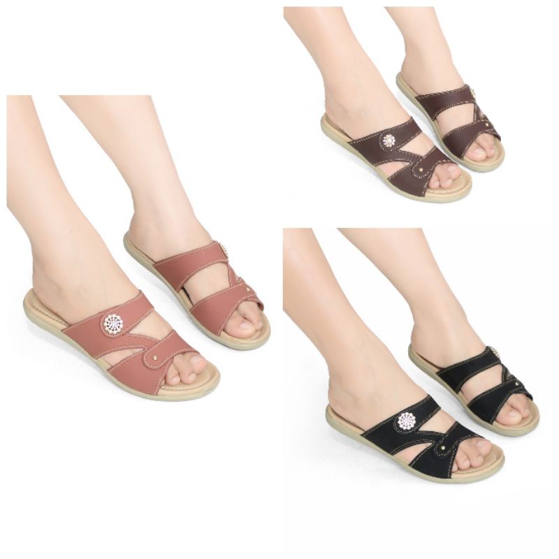Sandal Flat Teplek LOLINDA | Sandal Jepit Flip Flop Casual Lolinda Original Murah BON 236
