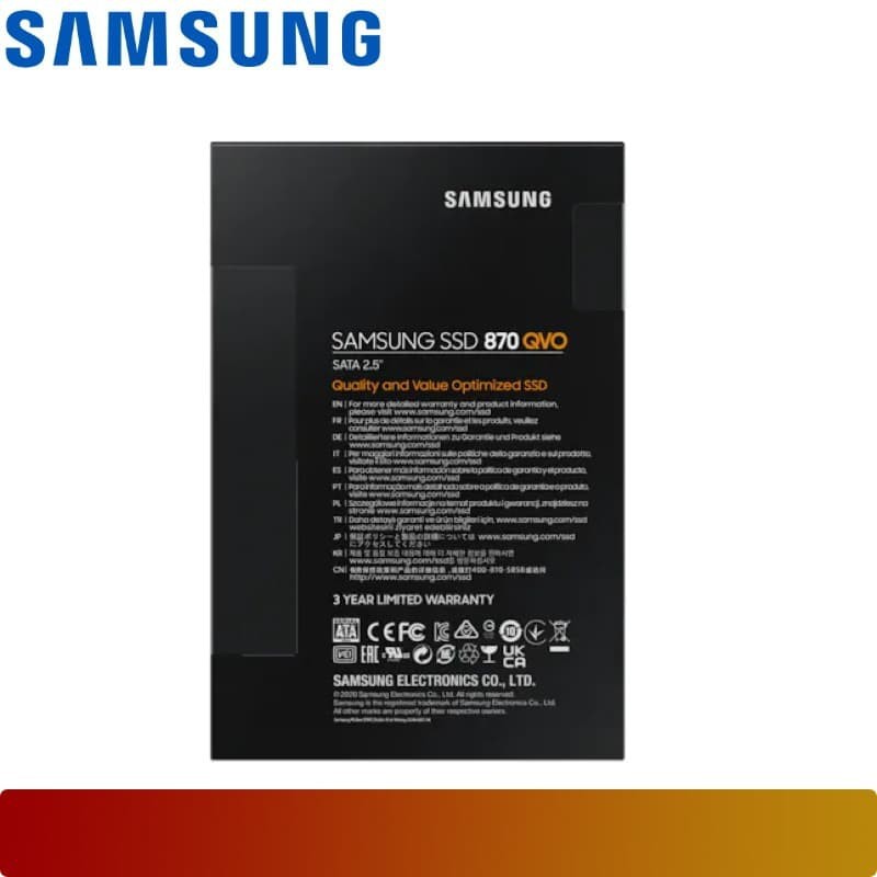 SSD Samsung 870 QVO 1TB - SSD Internal 2.5&quot; 3D Nand SATA III