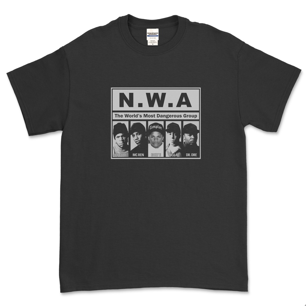 NWA - THE WORLD MOST DANGEROUS GROUP (HITAM) T- SHIRT